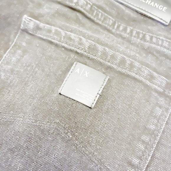 AX Armani Exchange Slim Black Denim Jeans J13 SZ32 - Picture 3 of 9